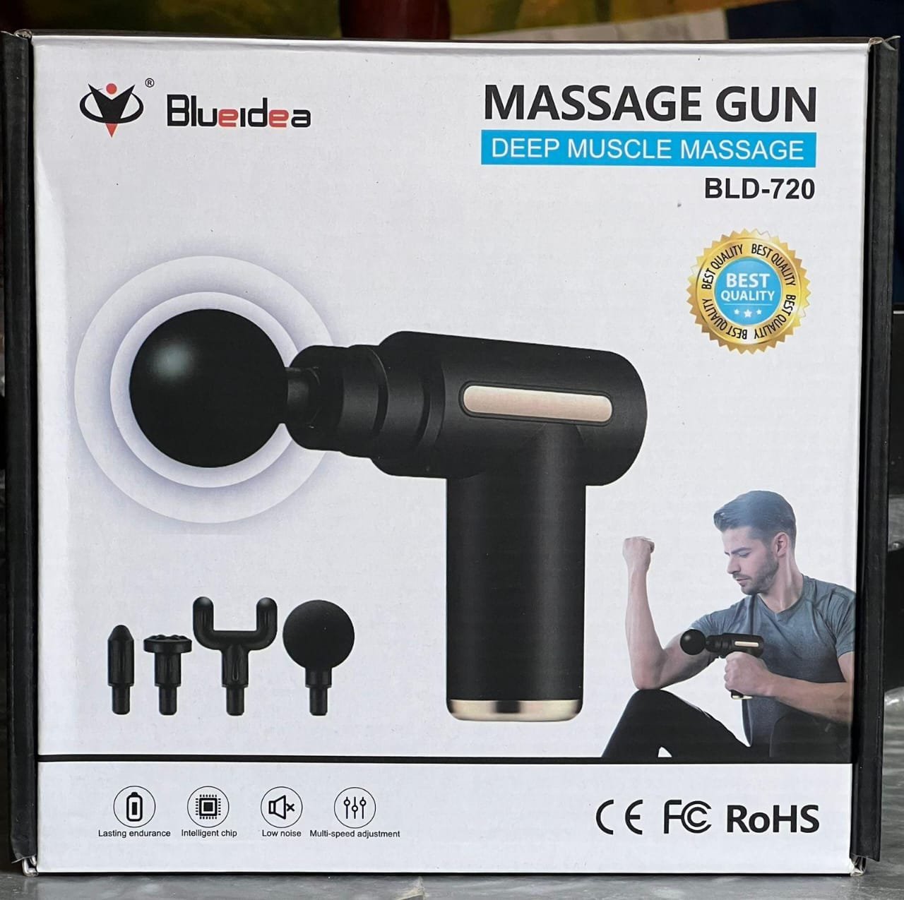 Powerful Deep Tissue Massage Gun | 5-in-1 Full Body Relief